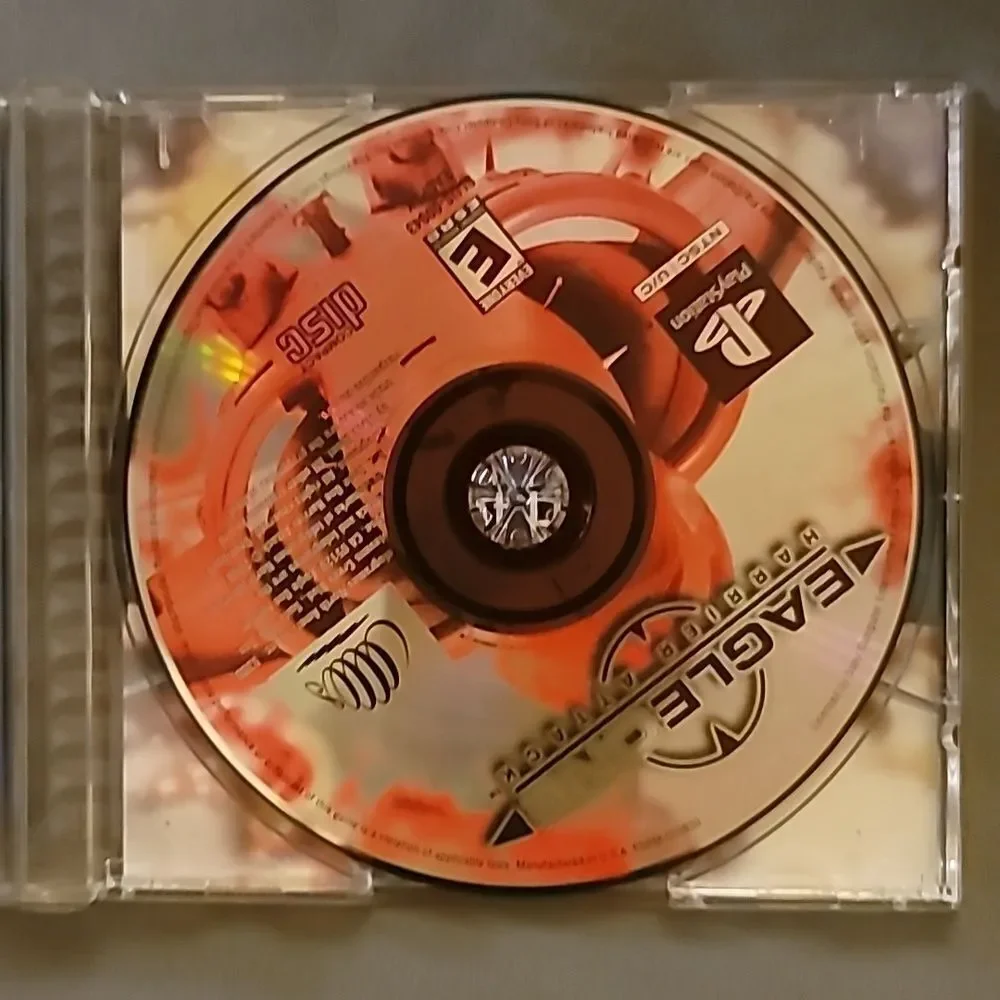 PS one game.  Eagle One Harrier Attack